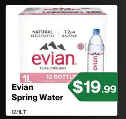 Market Place on Oakton Evian Spring Water offer