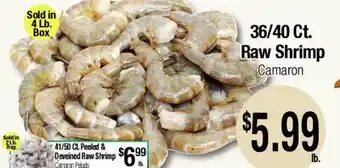 Big Saver Foods 36/40 Ct. Raw Shrimp offer