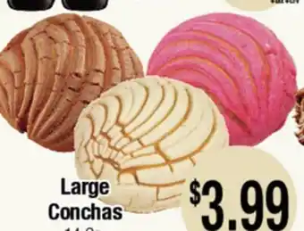 Big Saver Foods Large Conchas offer