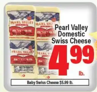 Angelo Caputo's Fresh Market Pearl Valley Domestic Swiss Cheese offer