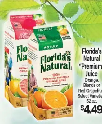 Angelo Caputo's Fresh Market Florida's Natural Premium Juice offer