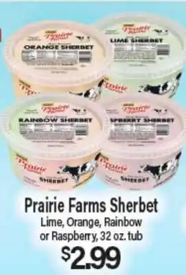 Angelo Caputo's Fresh Market Prairie Farms Sherbet offer