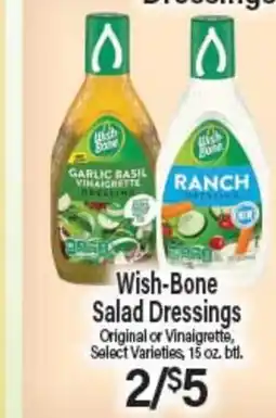 Angelo Caputo's Fresh Market Wish-Bone Salad Dressings offer