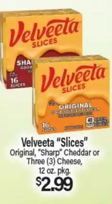 Angelo Caputo's Fresh Market Velveeta Slices Original, Sharp Cheddar or Three Cheese offer