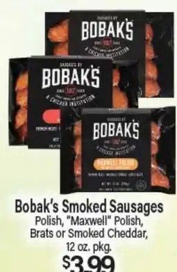 Angelo Caputo's Fresh Market Bobak's Smoked Sausages offer