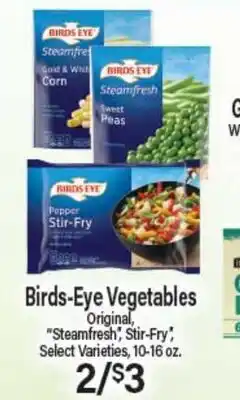 Angelo Caputo's Fresh Market Birds-Eye Vegetables offer