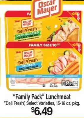 Angelo Caputo's Fresh Market Family Pack Lunchmeat offer