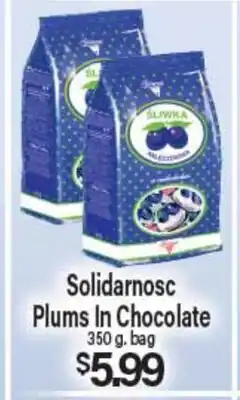 Angelo Caputo's Fresh Market Solidarnosc Plums In Chocolate offer