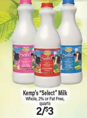 Angelo Caputo's Fresh Market Kemp's Select Milk offer
