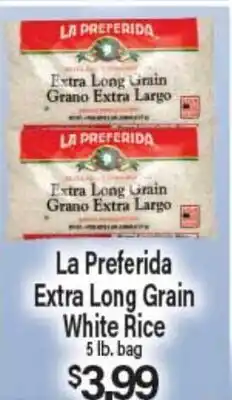 Angelo Caputo's Fresh Market La Preferida Extra Long Grain White Rice offer
