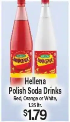 Angelo Caputo's Fresh Market Hellena Polish Soda Drinks offer