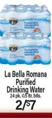 Angelo Caputo's Fresh Market La Bella Romana Purified Drinking Water offer