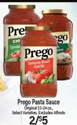 Angelo Caputo's Fresh Market Prego Pasta Sauce offer