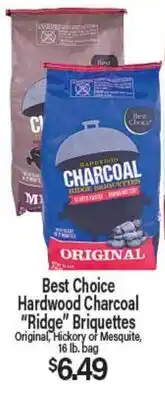 Angelo Caputo's Fresh Market Best Choice Hardwood Charcoal Ridge Briquettes offer