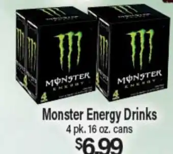Angelo Caputo's Fresh Market Monster Energy Drinks offer