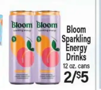 Angelo Caputo's Fresh Market Bloom Sparkling Energy Drinks offer