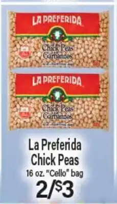 Angelo Caputo's Fresh Market La Preferida Chick Peas offer