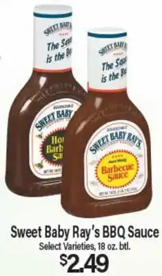 Angelo Caputo's Fresh Market Sweet Baby Ray's BBQ Sauce offer