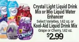 Angelo Caputo's Fresh Market Crystal Light Liquid Drink Mix or Mio Liquid Water Enhancer or Kool-Aid Liquid Drink Mix offer
