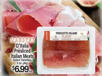 Angelo Caputo's Fresh Market MAESTRI D'Italia Presliced Italian Meats offer