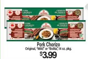 Angelo Caputo's Fresh Market Pork Chorizo offer