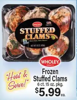 Angelo Caputo's Fresh Market Frozen Stuffed Clams offer