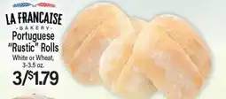 Angelo Caputo's Fresh Market LA FRANCAISE BAKERY Portuguese Rustic Rolls offer