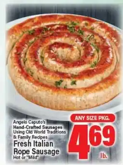 Angelo Caputo's Fresh Market Fresh Italian Rope Sausage offer