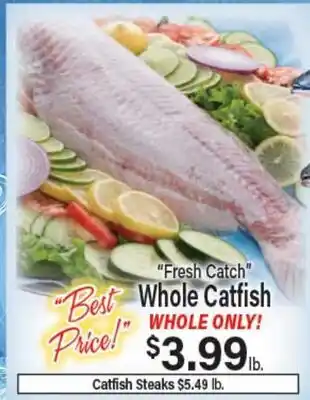 Angelo Caputo's Fresh Market Fresh Catch Whole Catfish offer