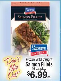 Angelo Caputo's Fresh Market Frozen Wild Caught Salmon Fillets offer