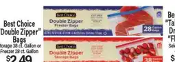 Angelo Caputo's Fresh Market Best Choice Double Zipper Bags offer