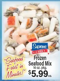 Angelo Caputo's Fresh Market Supreme CHOICE Frozen Seafood Mix offer