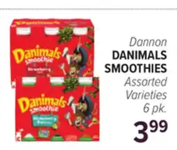Cermak Fresh Market Dannon DANIMALS SMOOTHIES offer