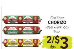 Cermak Fresh Market Cacique CHORIZO offer