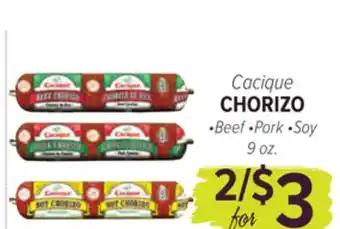 Cermak Fresh Market Cacique CHORIZO offer