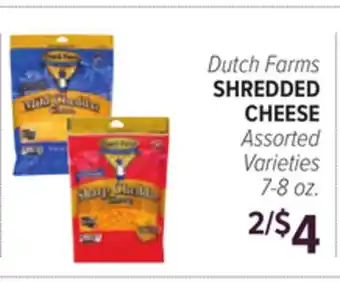 Cermak Fresh Market Dutch Farms SHREDDED CHEESE offer