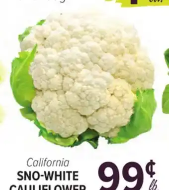 Cermak Fresh Market California SNO-WHITE CAULIFLOWER offer