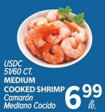 Cermak Fresh Market USDC 51/60 CT. MEDIUM COOKED SHRIMP offer