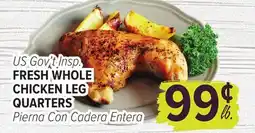 Cermak Fresh Market US Gov't Insp. FRESH WHOLE CHICKEN LEG QUARTERS offer