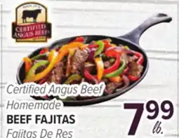 Cermak Fresh Market Certified Angus Beef Homemade BEEF FAJITAS offer