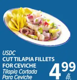 Cermak Fresh Market USDC CUT TILAPIA FILLETS FOR CEVICHE offer