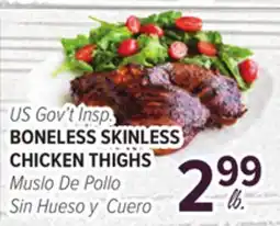 Cermak Fresh Market US Gov't Insp. BONELESS SKINLESS CHICKEN THIGHS offer