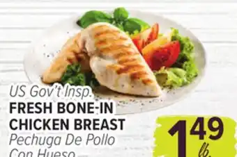 Cermak Fresh Market US Gov't Insp. FRESH BONE-IN CHICKEN BREAST offer