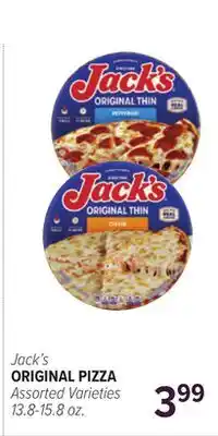 Cermak Fresh Market Jack's ORIGINAL PIZZA offer