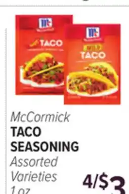 Cermak Fresh Market McCormick TACO SEASONING offer