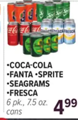 Cermak Fresh Market •COCA-COLA •FANTA •SPRITE •SEAGRAMS •FRESCA offer