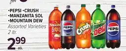 Cermak Fresh Market PEPSI • CRUSH • MANZANITA SOL • MOUNTAIN DEW offer