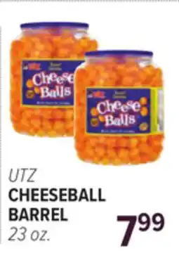 Cermak Fresh Market UTZ CHEESEBALL BARREL offer