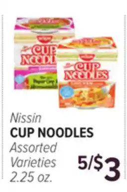 Cermak Fresh Market Nissin CUP NOODLES offer