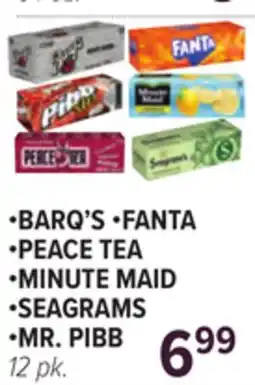 Cermak Fresh Market •BARQ'S •FANTA •PEACE TEA •MINUTE MAID •SEAGRAMS •MR. PIBB offer